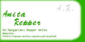 anita repper business card